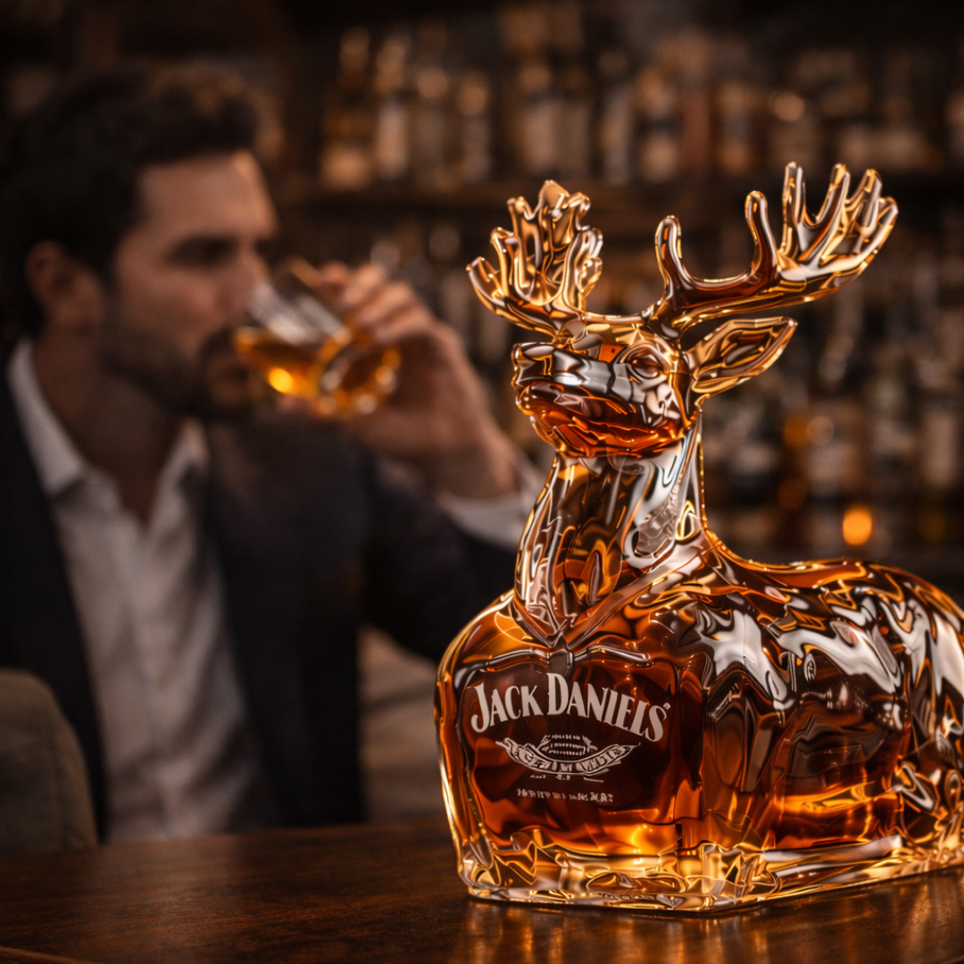 Butelka whisky - Edycja renifer
