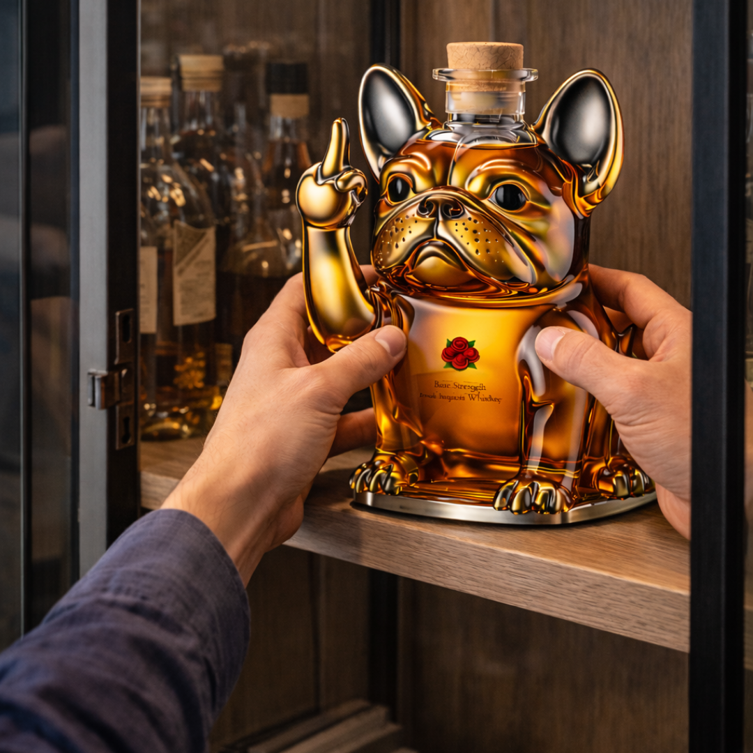 Butelka whisky - Edycja psa
