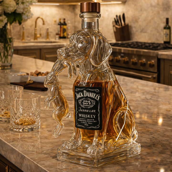 Butelka whisky - Edycja psa
