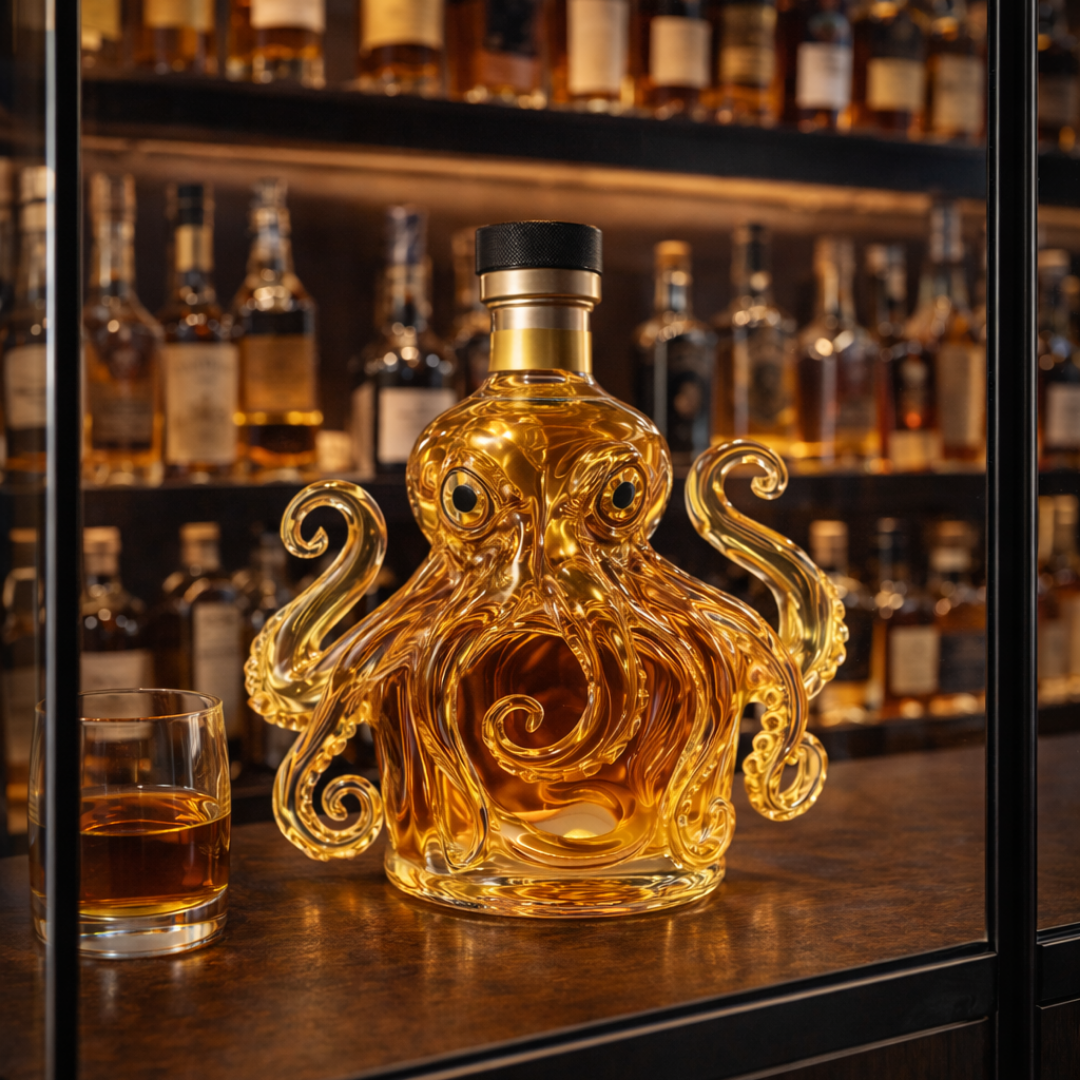 Butelka Whisky - Edycja Ośmiornicowa