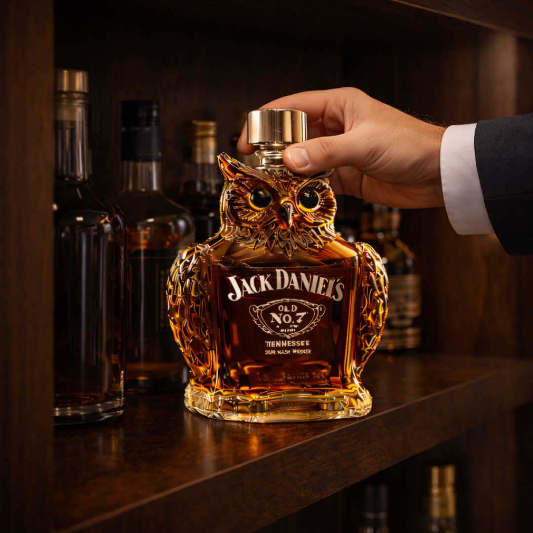 Butelka whisky - Edycja Sowy
