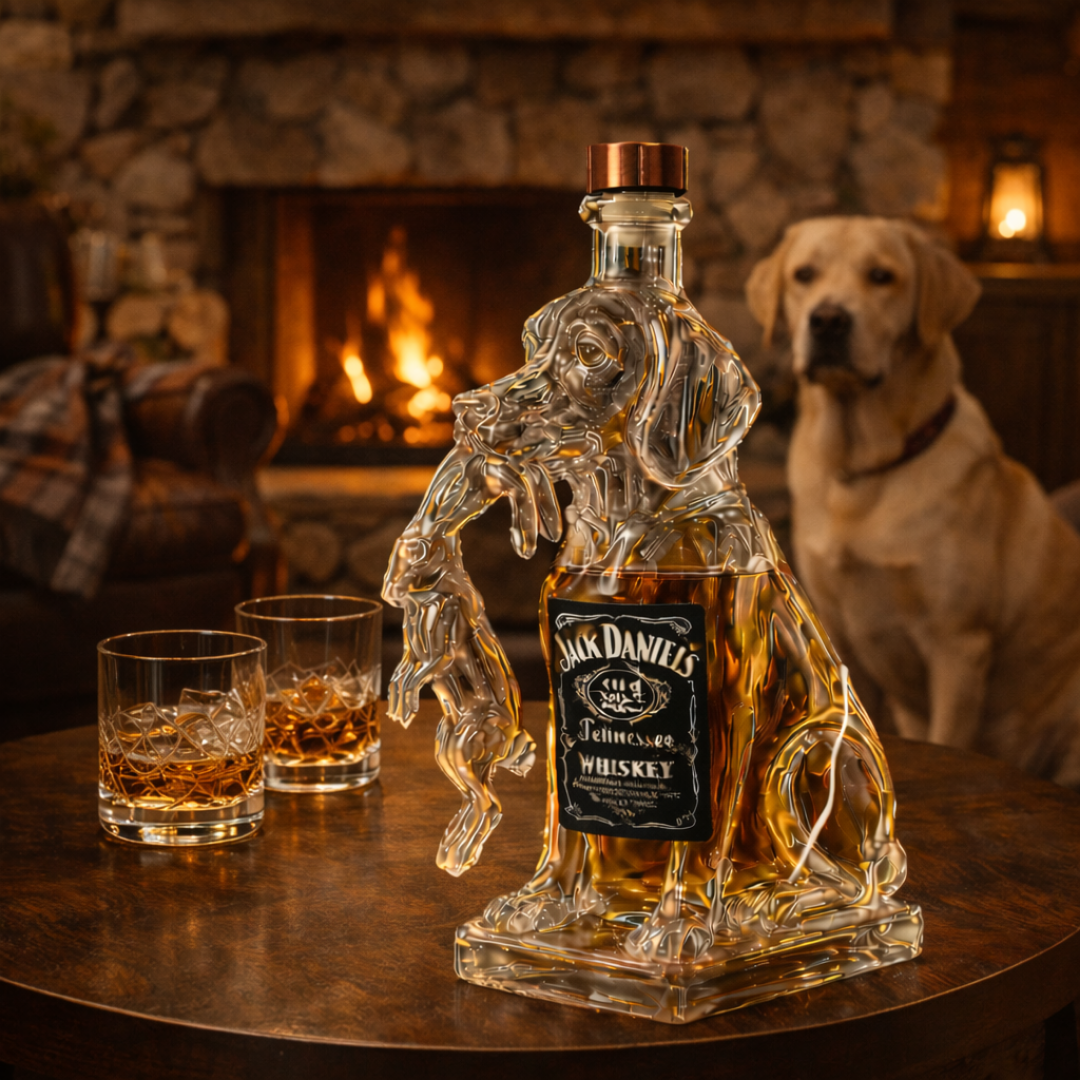 Butelka whisky - Edycja psa