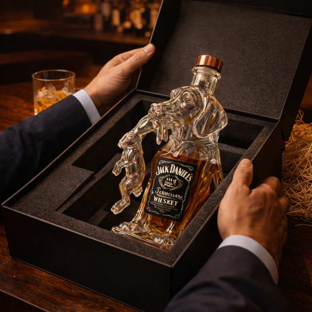 Butelka whisky - Edycja psa