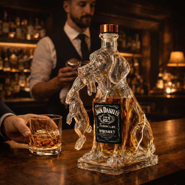 Butelka whisky - Edycja psa