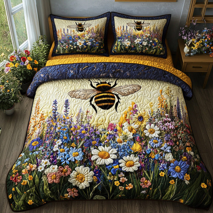 Sunray Bee 3-częściowy zestaw pościeli