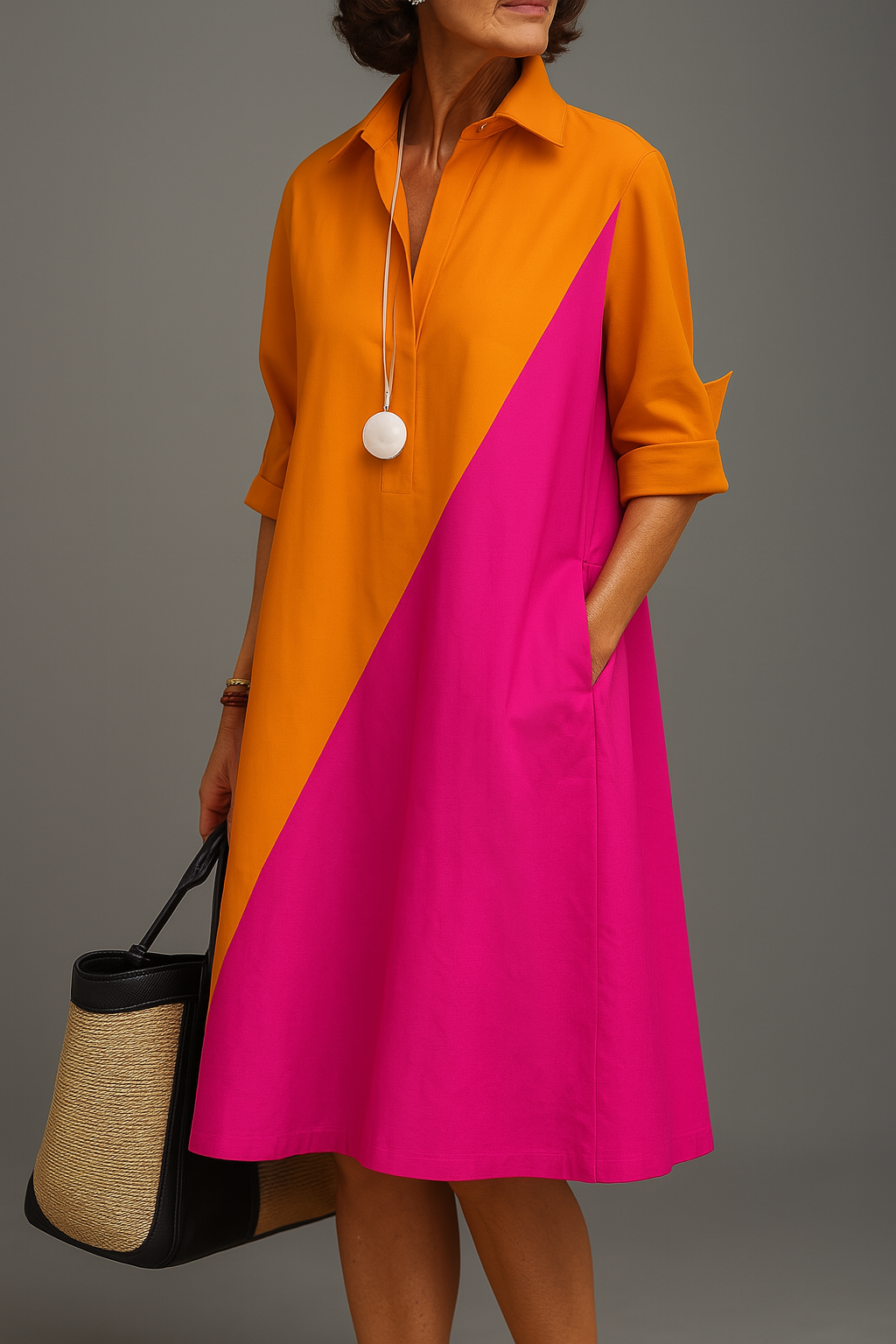Kayla™ | Elegancka i wygodna sukienka midi