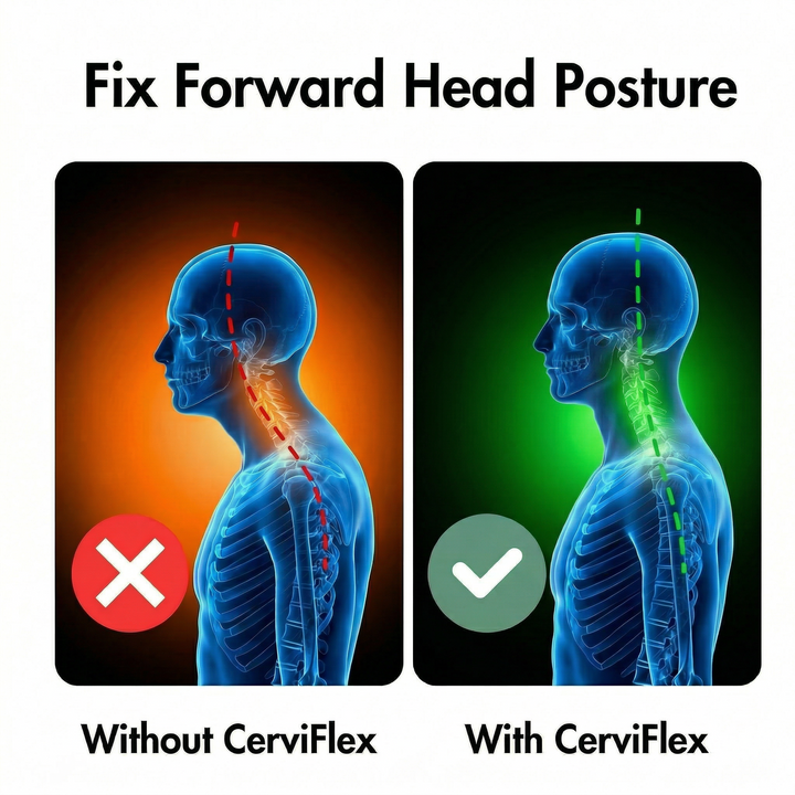 CerviFlex: Premium podparcie szyjne dla złagodzenia bólu szyi