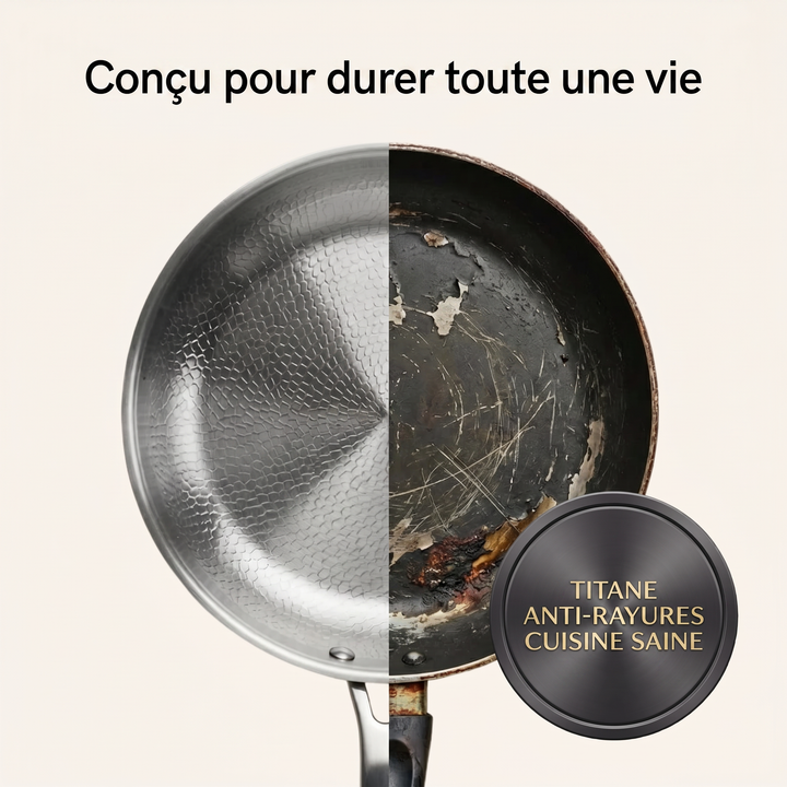 Zestaw patelni Smith z tytanu tłoczonego + szpatułka