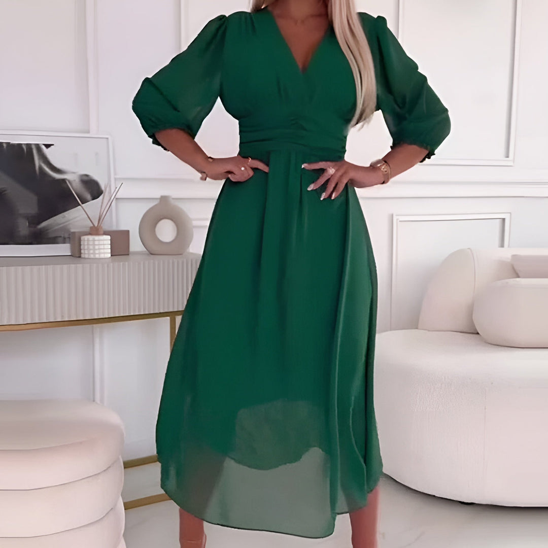 Aurora™ | Elegancka sukienka kopertowa