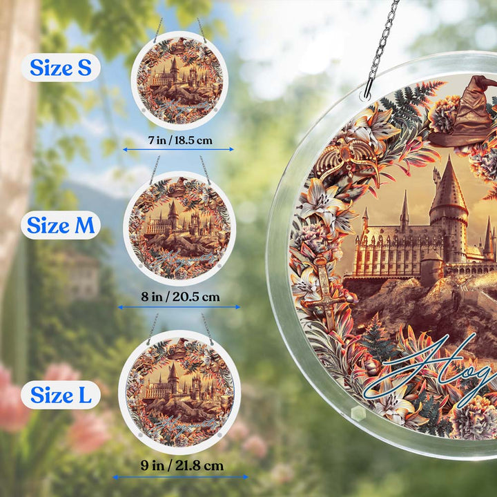 Akrylowy łapacz słońca w formie układanki – Hogwarts Legacy – Współpraca Crafthub